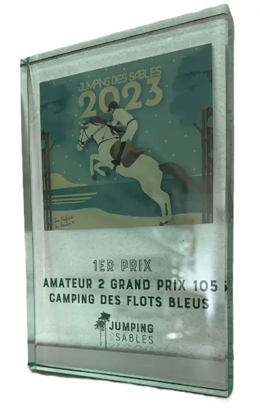 Trophée personnalisé Anaïs France — modèle 3