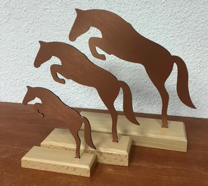 Trophée en acrylique bicouche — modèle 3