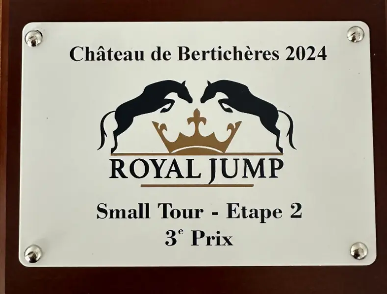 Plaque en plexiglas personnalisée — modèle 5