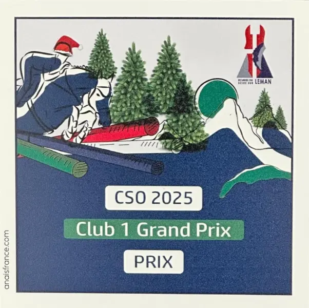 Plaque de concours personnalisée Anaïs France — modèle 5