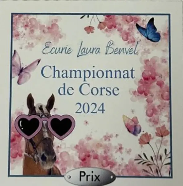 Plaque de concours personnalisée Anaïs France — modèle 3