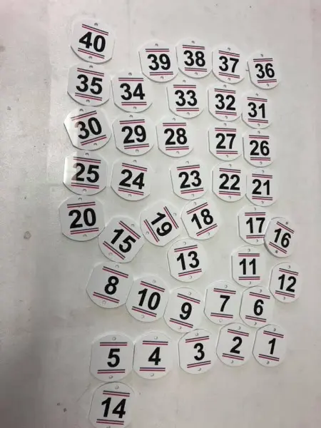 Plaque en métal personnalisée — modèle 4