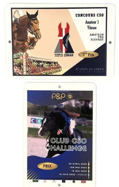 Plaque Alusand rectangle personnalisée — modèle 1
