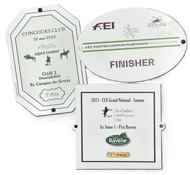 Plaque en plexiglas personnalisée — modèle 15