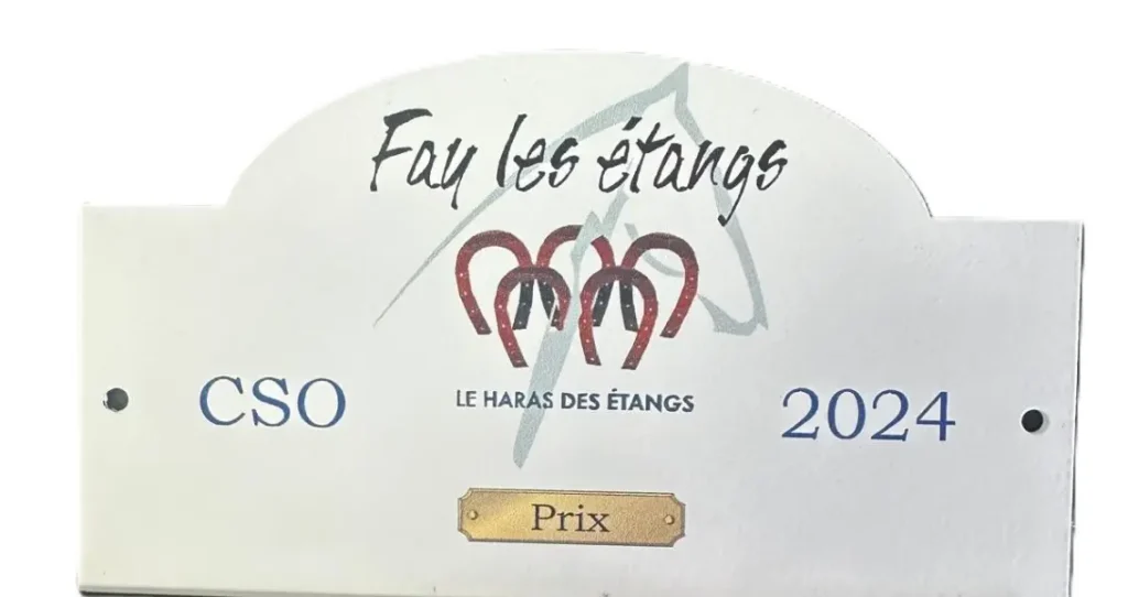 Plaque en plexiglas personnalisée — modèle 11