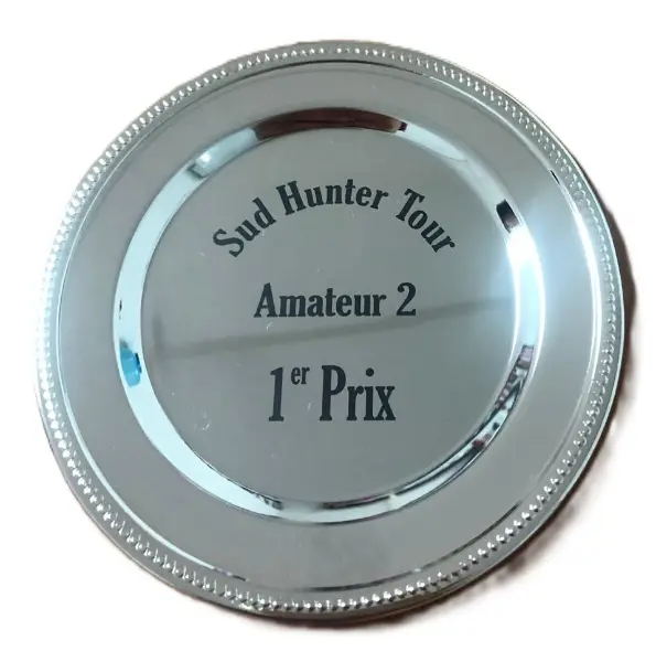 Trophée en verre gravé ou imprimé — modèle 4