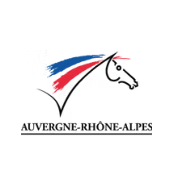 Logo du Comité régional d'équitation Auvergne-Rhône-Alpes, partenaire d'Anaïs France